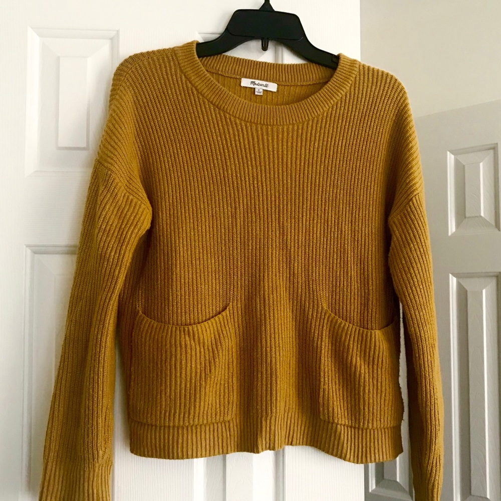 Madewell Mustard Yellow Sweater